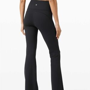 LULULEMON GROOVE FLARE HIGH RISE | SIZE 4 | BLACK